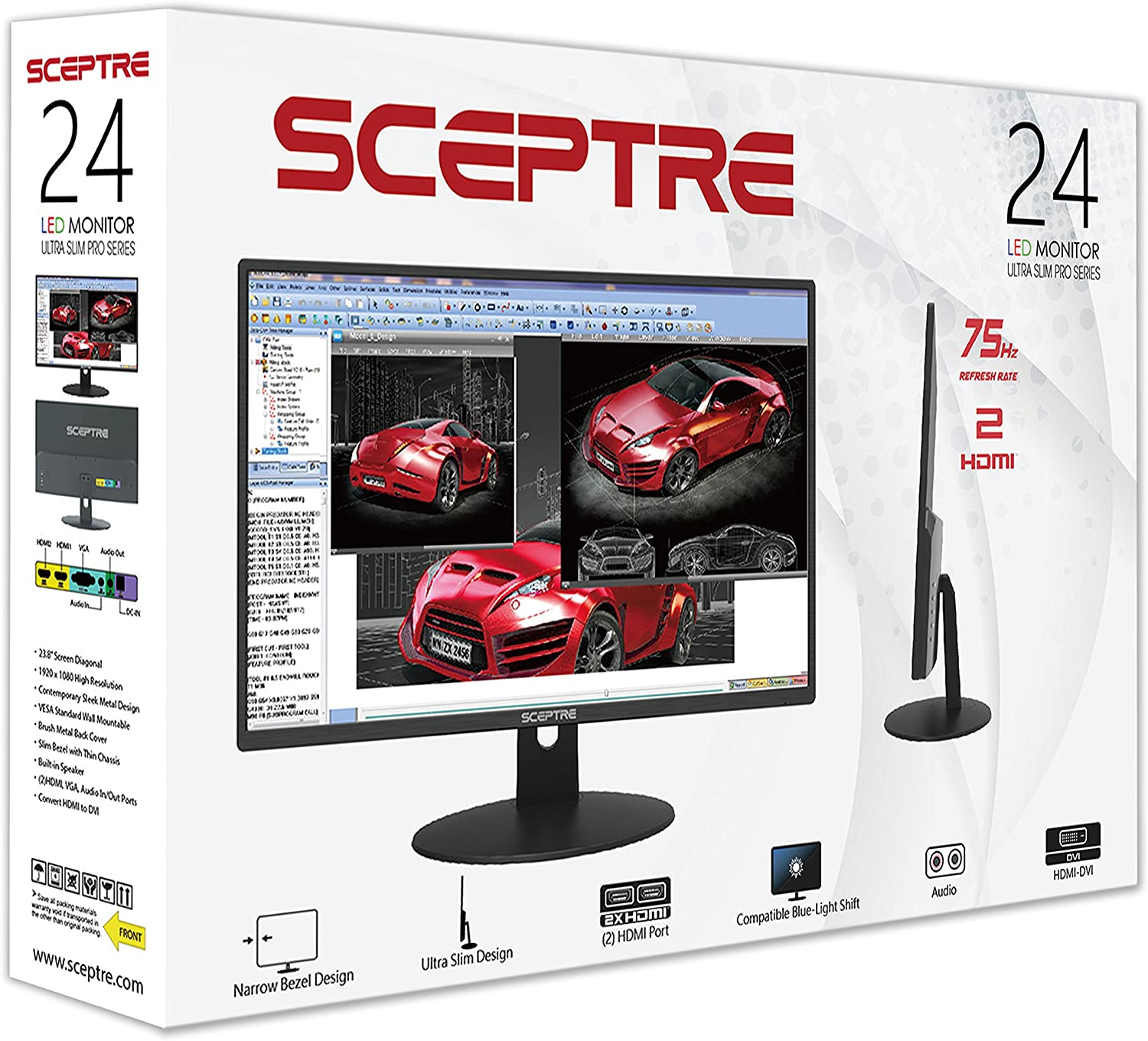 Sceptre 24 Inch Monitor Computer Builders Anonymous